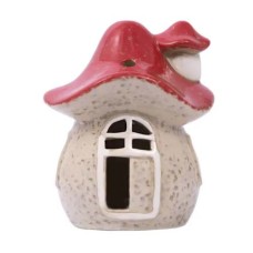 Mushroom Fairy House - Red Roof Mushroom Fairy House - Red Roof